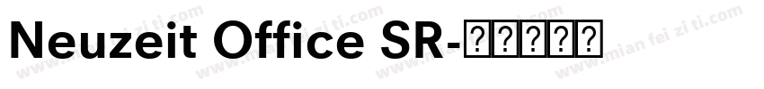 Neuzeit Office SR字体转换